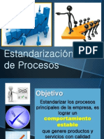 CLASE 4 Estandarización de Procesos