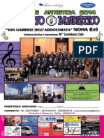 Stagione 2014 Concerto Bandistico San Gabriele dell'Addolorata