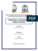 153984544 Practica en XIRIO Online PDF