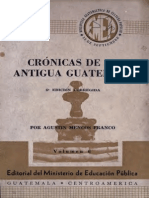 Mencos Franco - Cronicas de La Antigua Guatemala