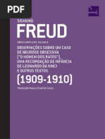 Sigmund Freud - Observações Sobre Um Caso de Neurose Obsessiva [__O Homem Dos Ratos__] Uma Recordação de Infância de Leonardo Da Vince e Outros Textos (1909-1910) Volume 9
