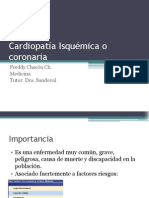 Cardiopatía Isquémica o Coronaria