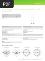 Meraki Datasheet Antenna Omni 5 7dBi Es