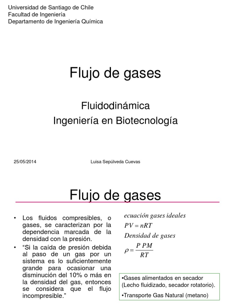 Flujo de Gases | PDF | Gases | Gas natural
