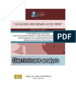 Análisis Discriminante SPSS