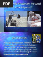 Equipo de Proteccion Personal Subparte e