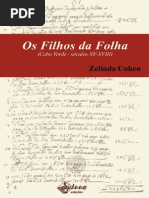 Livro Filhos Da Folha