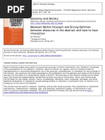 Hacking, Ian. "Between Michel Foucault and Erving Goffman - Between Discourse in The Abstract and Face-To-face Interaction"