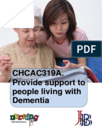 CHCAC319A Provide Support to People Living With Dementia WBK
