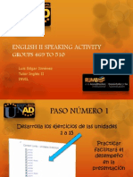 ENGLISH II SPEAKING - PPSX
