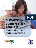 CHCAC317A Support Older People to Maintain Their Independence