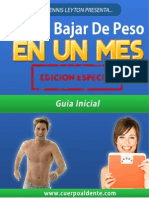 Cómo Bajar de Peso en Un Mes Descargar Libro PDF