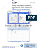 Estacion Total - Importacion de Archivos Excel