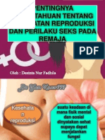 PPT - Pentingnya Pengetahuan Tentang Kesehatan Reproduksi Dan Perilaku Seks