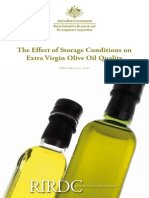 Olive Oil Storage Conditions