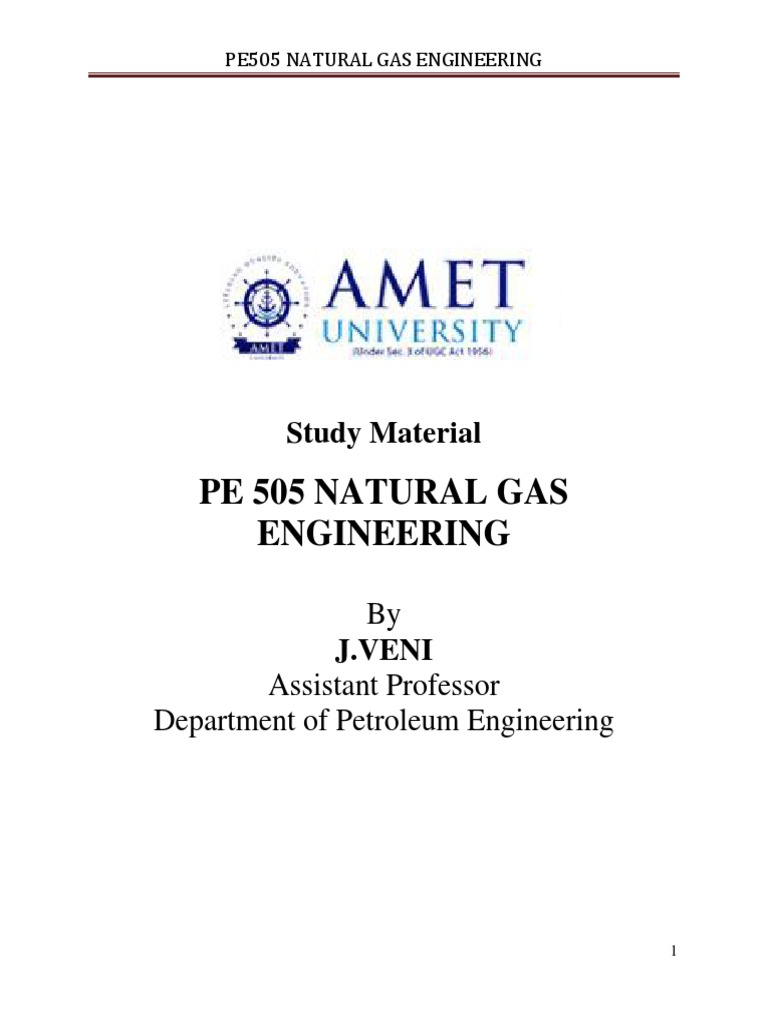 Natural Gas Engineering Overview | PDF | Natural Gas | Natural Gas ...