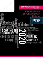 STC a Brief History of Public Service Reform