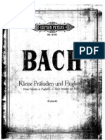 Bach Pequeños Preludios y Fugas