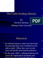 The Cattle Feeding Industry: by David R. Hawkins Michigan State University