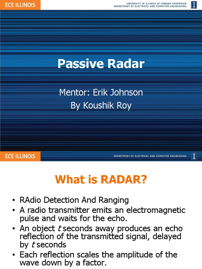 Passive Radar PDF Radar Transmitter