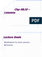 Lecture Chp 9&10 Column Design