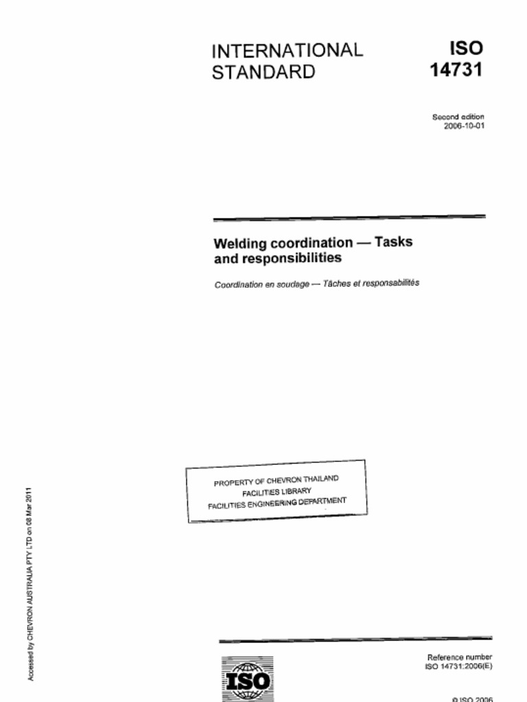 Iso 14731 2006 | PDF