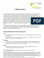 Guidelines For EngSC OER Descriptions