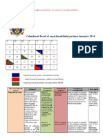 Calendarul Fiscal Ianuarie 2014