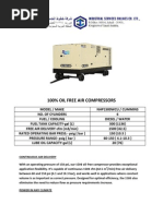 100% Oil Free Air Compressors