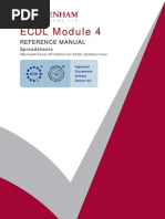 Module 4 - Spreadsheets (Excel)