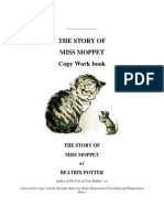 The Story of Miss Moppet Copy Work Book