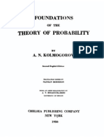 Kolmogorov A.n.-Foundations of The Theory of Probability-Chelsea (1956)