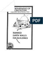 Rammed Earth Walls For Buildings Farmers'Bulletin 1500 2