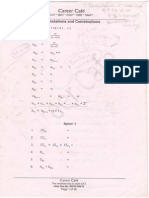 Permutations and Combinations