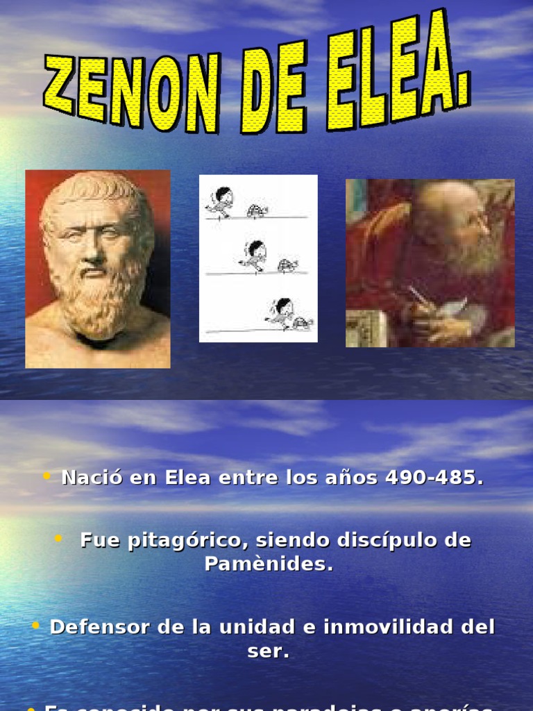 Zenon de Elea PDF Espacio Hora