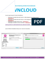 Procdure Installation Owncloud