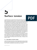 Surface Tension Contact Angle