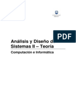 Analisis y Diseño de Sistemas II Teoria