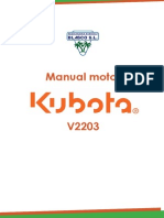 Manual Motor Kubota v2203