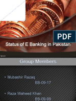 Status of Electronic Banking in Pakistan
