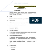 Informe Avance Maquinaria Pesada Huancarqui