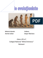 Teorii Evolutioniste