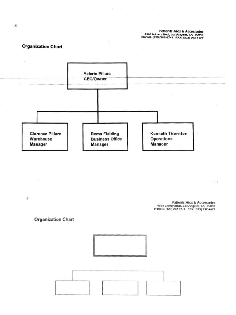 Organizational Chart | PDF | Health Care | Medicine