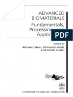 Advanced Biomaterials-Fundamentals, Processing, And Applications