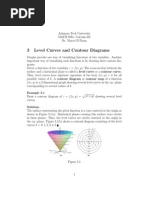 Cal123 Level Curves and Contour Diagrams