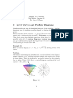 Cal123 Level Curves and Contour Diagrams