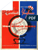 1964 World Series Program 