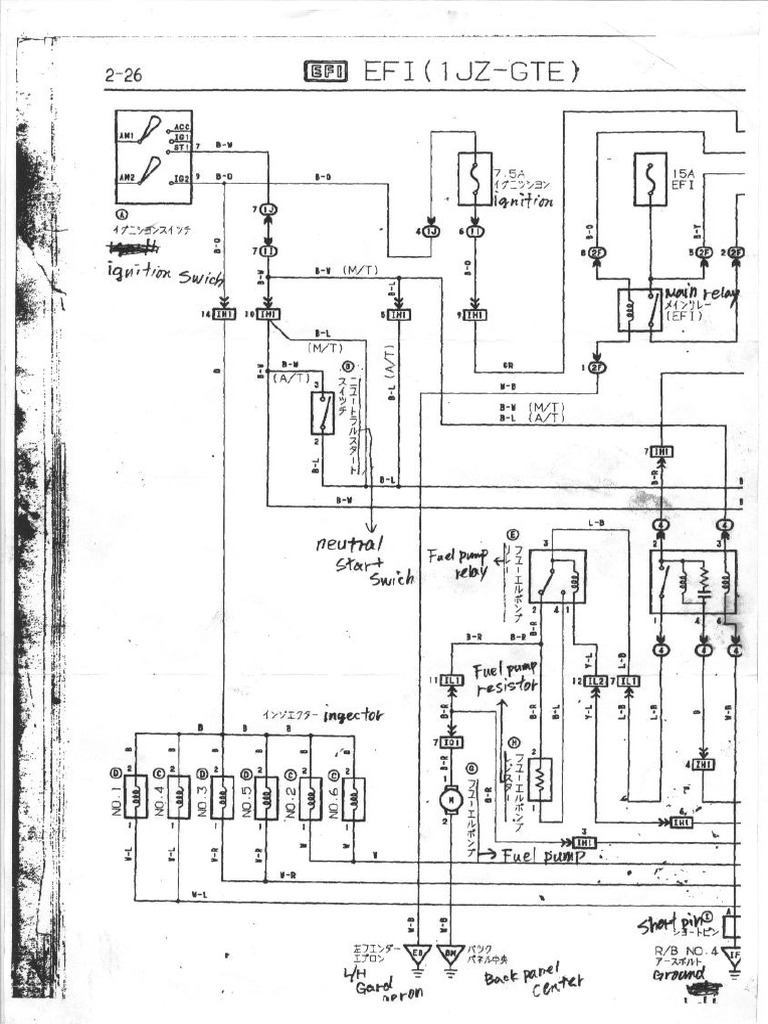 1JZ-GTE Wiring v1 1 | PDF