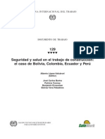 Salud y Seguridad Del Trabajo en Cosntruccion