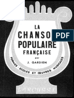 La Chanson Populaire Francaise Jacques Gardien PDF
